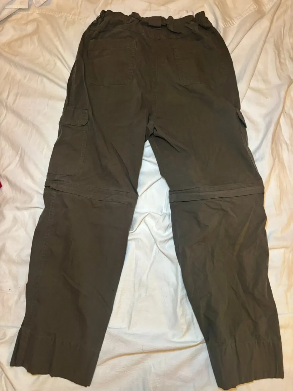Boy Scouts of America Youth Boys Sz 20 Olive Green Switchback Cargo Pants *READ